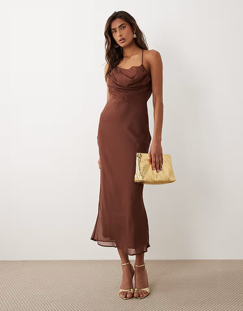 Long Brown Dress
